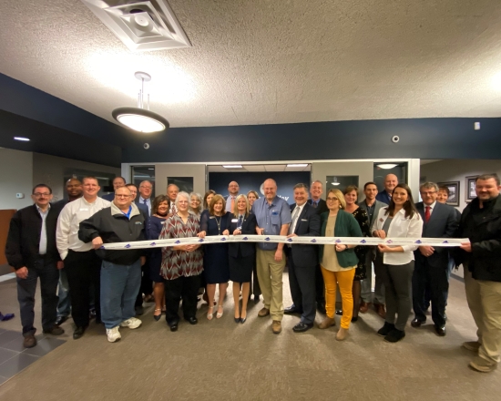 Springs Valley Bank & Trust Company recently marked the opening of its Princeton Banking Center with a ceremonial ribbon cutting on Thursday, January 23, 2020.